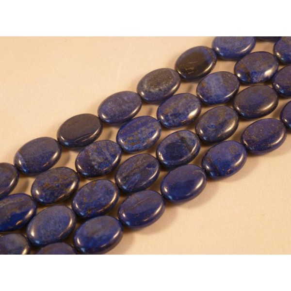 Lapis lazuli ovaalvorm glans 20x15mm