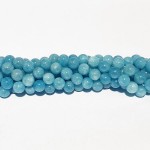 Blauwe agaat glans bolvorm 10mm