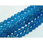 10mm blauwe Agaat streng bolvorm