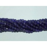 6mm paarse Agaat streng bolvorm