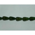 groene Agaat druppelvorm 20x12mm